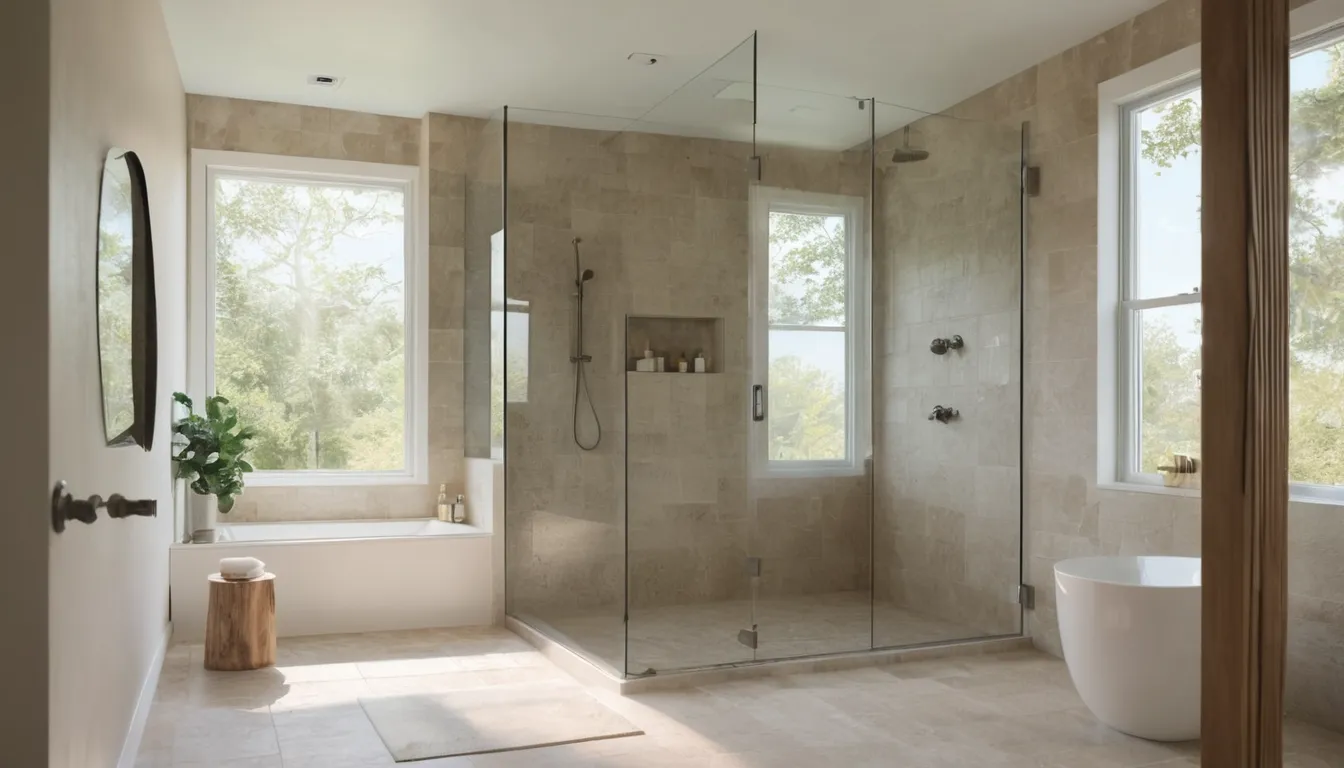 A bright, newly remodeled bathroom with a walk-in shower in a Salt Lake City home